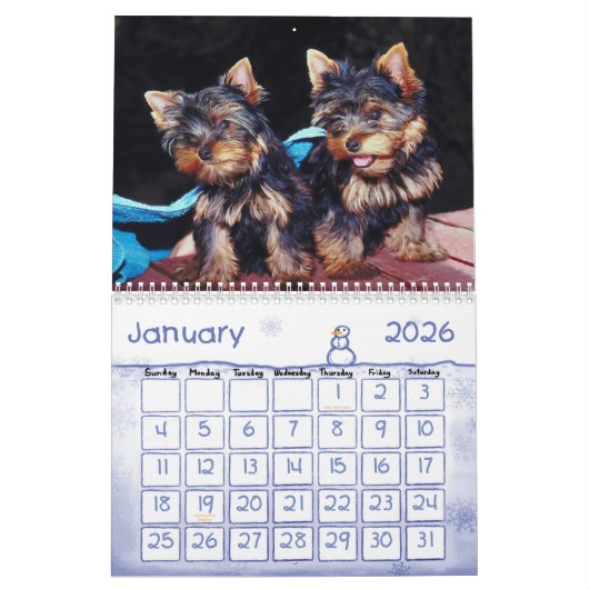 Niedliche Welpen 2011 Kalender (Jan 2026)