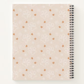 Niedliche Welpen Dog Lover Name Spiral Notebook Notizblock (Rückseite)