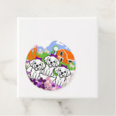 Niedliche Welpen Geschenkanhänger (Beispiel)