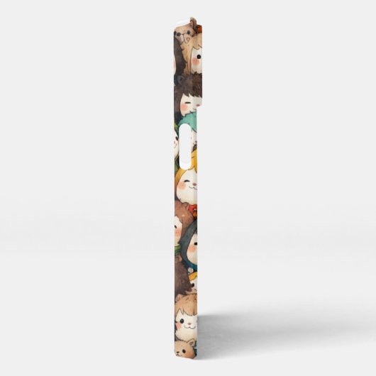 Niedliche Welpen iPhone Hülle (Rechte Seite)