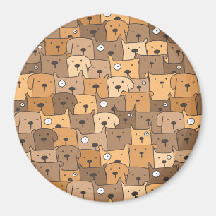 Niedliche Welpen Magnet