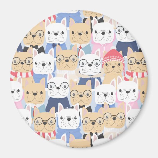 Niedliche Welpen Magnet (Vorne)