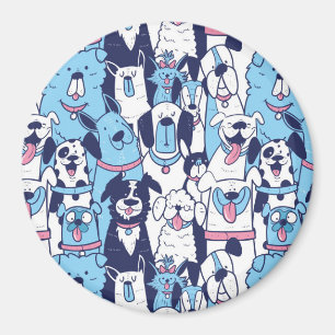 Niedliche Welpen Magnet