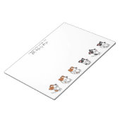 Niedliche Welpen Notizblock (angewinkelt)