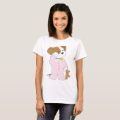 Niedliche Welpen-Pyjamas T-Shirt (Vorne ganz)