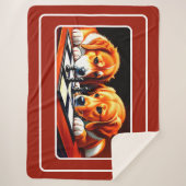 Niedliche Welpen Sherpadecke (Vorderseite)