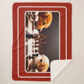 Niedliche Welpen spielen Brust Sherpa Blanka Sherpadecke (Vorderseite)