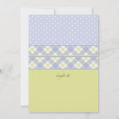 Niedliche Welpen-Spielzeug-Duschen-Karte Einladung (Rückseite)