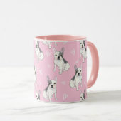 Niedliche Welpen Tasse (VorderseiteRechts)