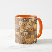 Niedliche Welpen Tasse (VorderseiteRechts)