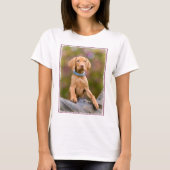 Niedliche Welpen ungarisch Vizsla Dog Welpe Foto - T-Shirt (Vorderseite)