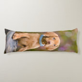 Niedliche Welpen ungarische Vizsla Hund Welpe Foto Seitenschläferkissen (Vorderseite)