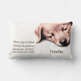 Niedliche Welpenbibel Lendenkissen