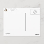 Niedliche Welpenmischung mit Teddyhund Postkarte (Rückseite)