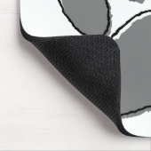 Niedliche Welpenpfanne Zeichnend Mousepad (Ecke)