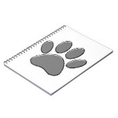 Niedliche Welpenpfanne Zeichnend Notizblock (Linke Seite)