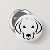 Niedliche WelpenwandThunder_Cove Button (Vorne & Hinten)