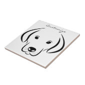 Niedliche WelpenwandThunder_Cove Fliese (Seite)