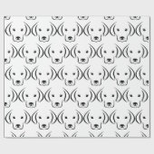 Niedliche WelpenwandThunder_Cove Geschenkpapier (Flach)