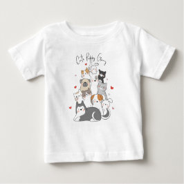 Niedliche Welppy-Gang Baby T-shirt