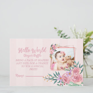 Niedliche Welt Windeln für Mädchen Briefpapier