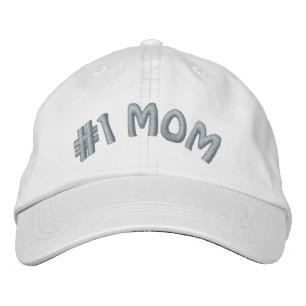Niedliche Weltbeste Nummer 1 Mama Bestickte Baseballkappe