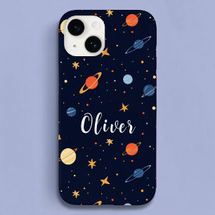 Niedliche Weltraumplaner Name der Kinder Case-Mate iPhone 14 Hülle
