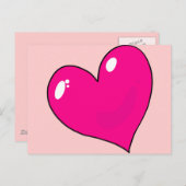 Niedliche Werte Feiertagspostkarte (Vorne/Hinten)