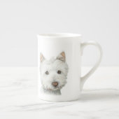 Niedliche Westie HundeTasse Porzellantasse (Rechts)