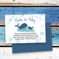 Niedliche Whale Baby Dusche Aquarellbücher für Kin