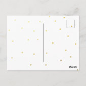 Niedliche Whale-Skarven Winterweihnachtliche Illus Postkarte (Rückseite)