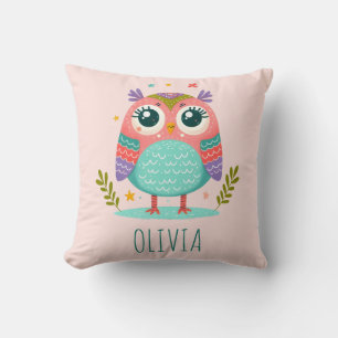 Niedliche Whimsical Baby Owl Kissen