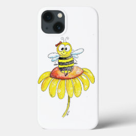 Niedliche Whimsical Biene auf einer Blume Case-Mate iPhone Hülle