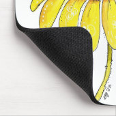 Niedliche Whimsical Biene auf einer Blume Mousepad (Ecke)