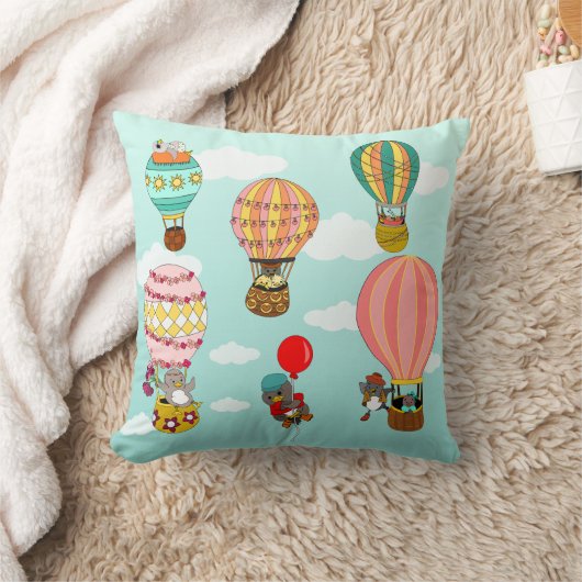 Niedliche Whimsical Bird Illustration für Kinder Kissen (Decke)