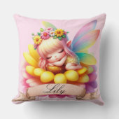 Niedliche Whimsical Blumenstrauß Träume Schlafmärc Kissen (Vorderseite)