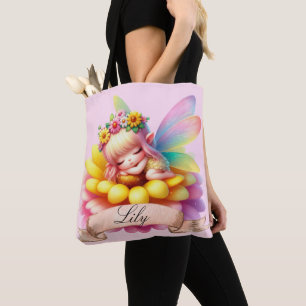 Niedliche Whimsical Blumenstrauß Träume Schlafmärc Tasche