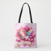 Niedliche Whimsical Blumenstrauß Träume Schlafmärc Tasche (Vorderseite)