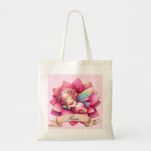 Niedliche Whimsical Blumenstrauß Träume Schlafmärc Tragetasche