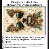 Niedliche Whimsical Boho Chic Westie Dog CK7 Decou Seidenpapier