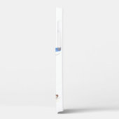 Niedliche Whimsical Cat am Strand Case-Mate iPhone Hülle (Rückseite / Links)