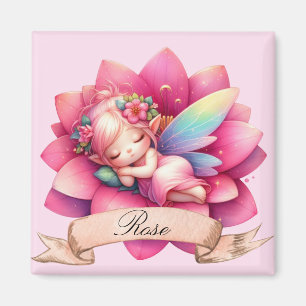 Niedliche whimsical florale Süße Träume Schlafende Magnet