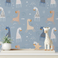 Niedliche Whimsical Giraffe Moderne Kindermuster