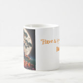 Niedliche Whimsical Halloween Hexe, Personalisiert Kaffeetasse (Mittel)