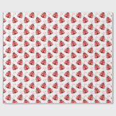 Niedliche Whimsical Ladybugs Geschenkpapier (Flach)
