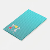 Niedliche Whimsical Mouses - ich wähle Sie immer a Post-it Klebezettel (angewinkelt)