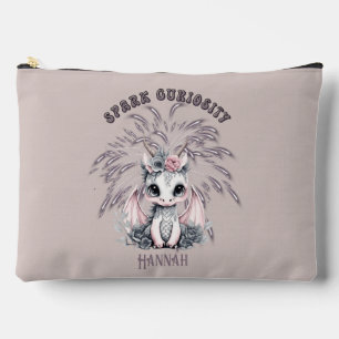 Niedliche Whimsical "Spark Curiosity" Kleiner Drac Zubehörtasche