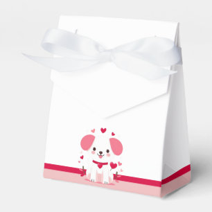 Niedliche whimsical Valentine's dog Gevor Box Geschenkschachtel