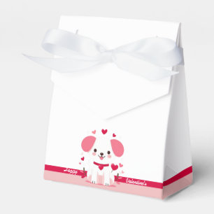 Niedliche whimsical Valentine's dog Gevor Box Geschenkschachtel