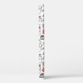 Niedliche Whimsical Weihnachtsbaummuster Rosa Case-Mate iPhone Hülle (Rückseite / Rechts)